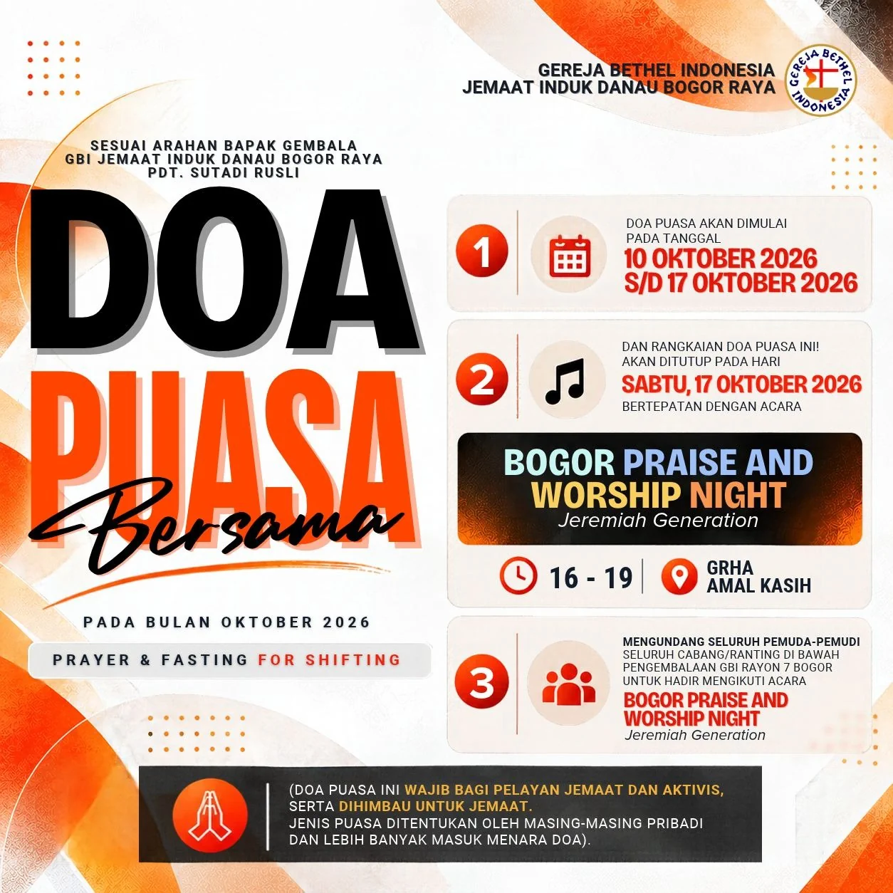 Flyer Doa Puasa Bersama untuk Shiftung (10-17 Okt 2026) 1x1.webp